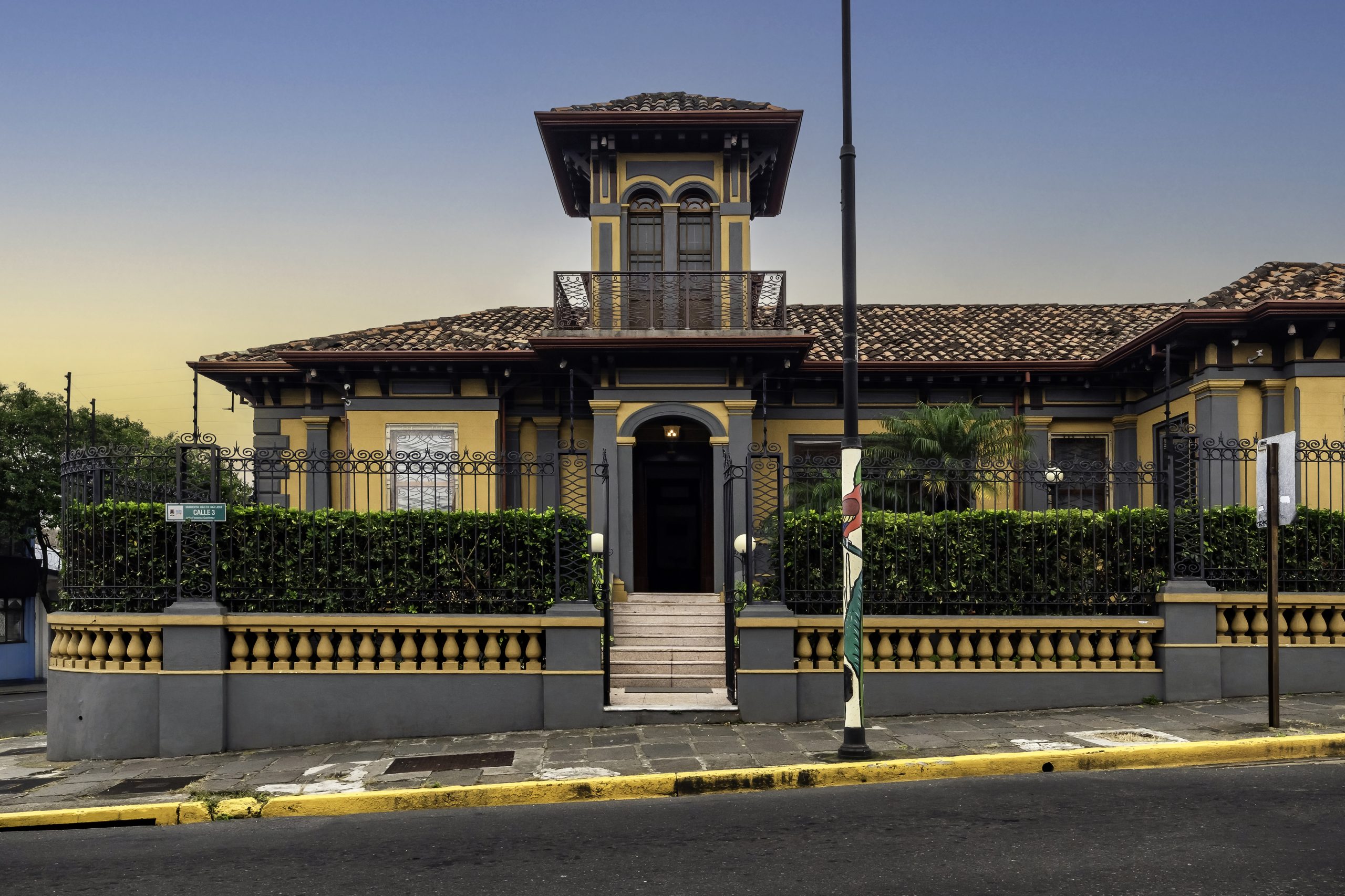 Hotel Majestad historic mansion façade, Barrio Amón, San José, Costa Rica