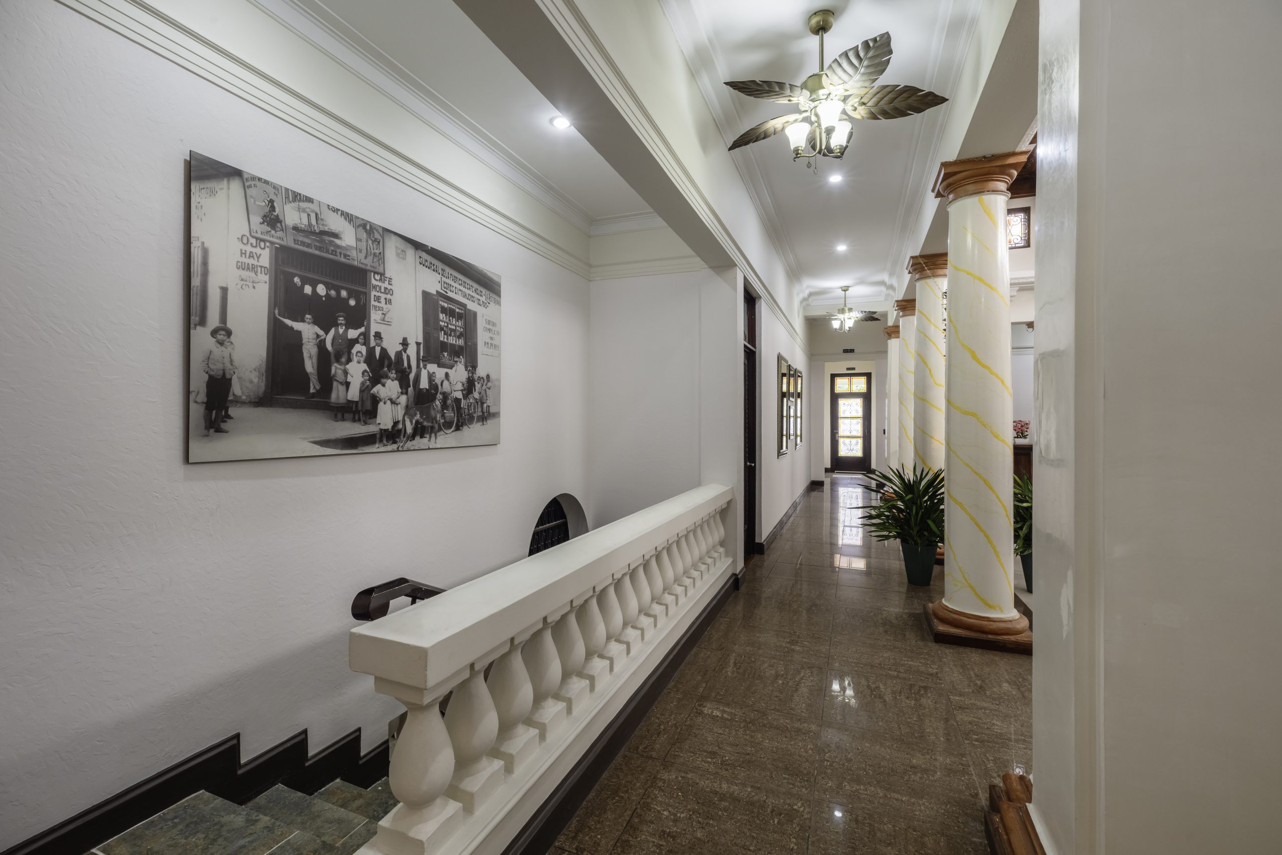 Interior of Hotel Majestad historic mansion, Barrio Amón, San José, Costa Rica