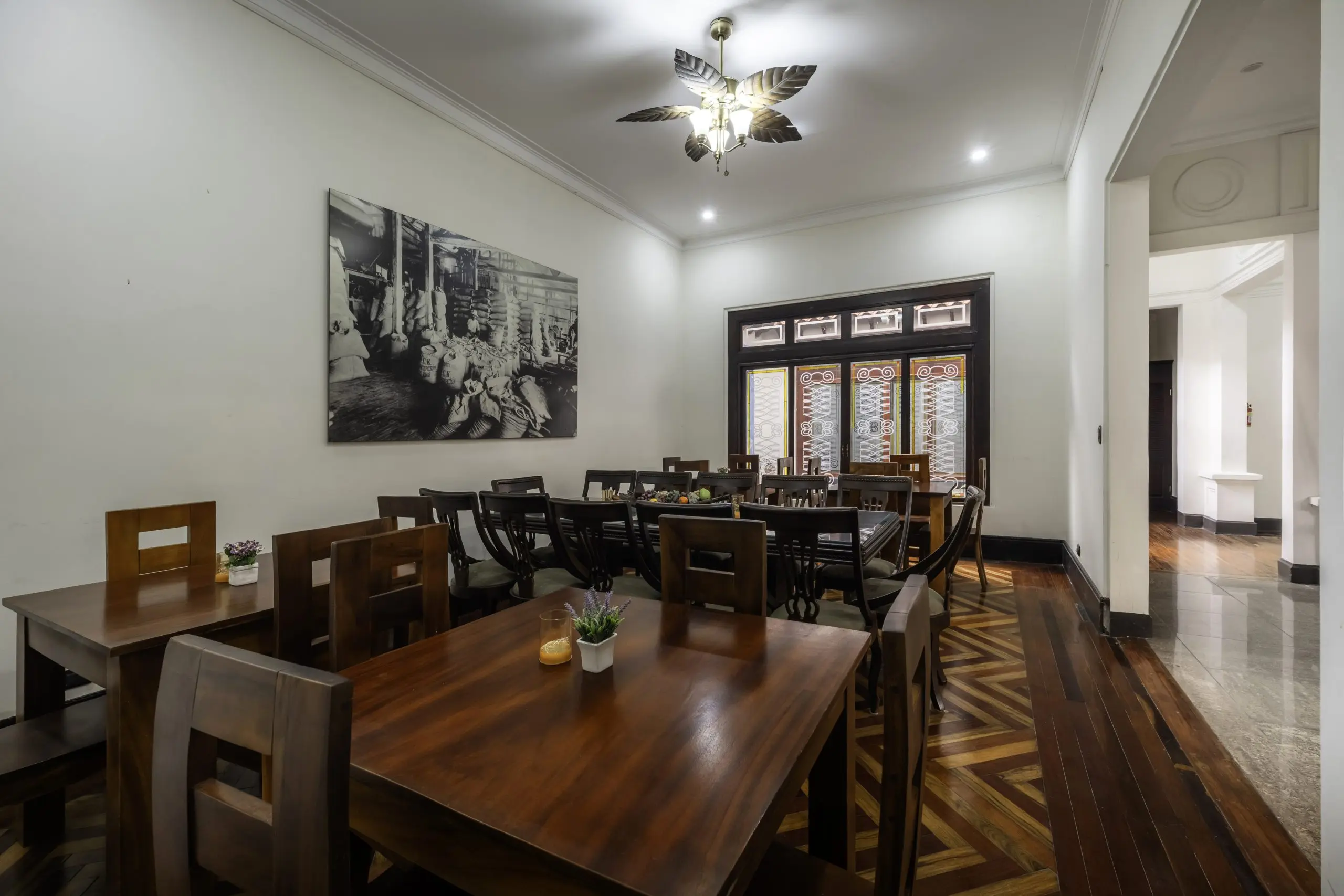 Boutique hotel common space at Hotel Majestad in Amón District, San José, Costa Rica